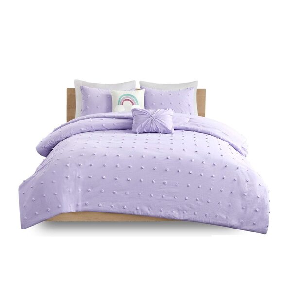 NEW Urban Habitat 4-Piece Comforter Set Callie Lavender Purple Twin / Twin XL - Picture 14 of 14